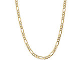 Figaro Chain Necklace in 14K Yellow Gold 20 Inches (7.30 mm)